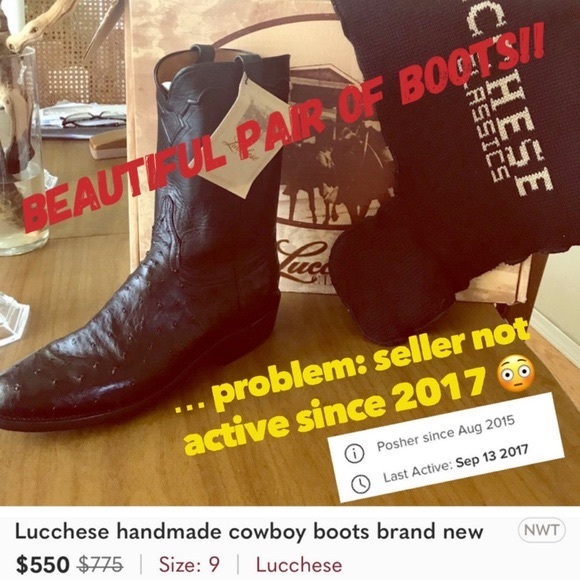 🛑 Buying Lucchese Cowboy Cowgirl Western Boots? Read this! - Picture 5 of 14
